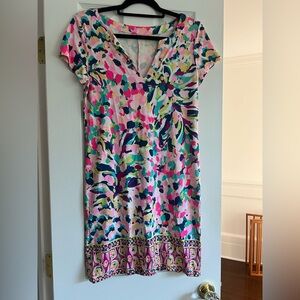 Lilly Pulitzer Sophiletta Short Sleeve Multicolor Dress- Size S- Gently Used